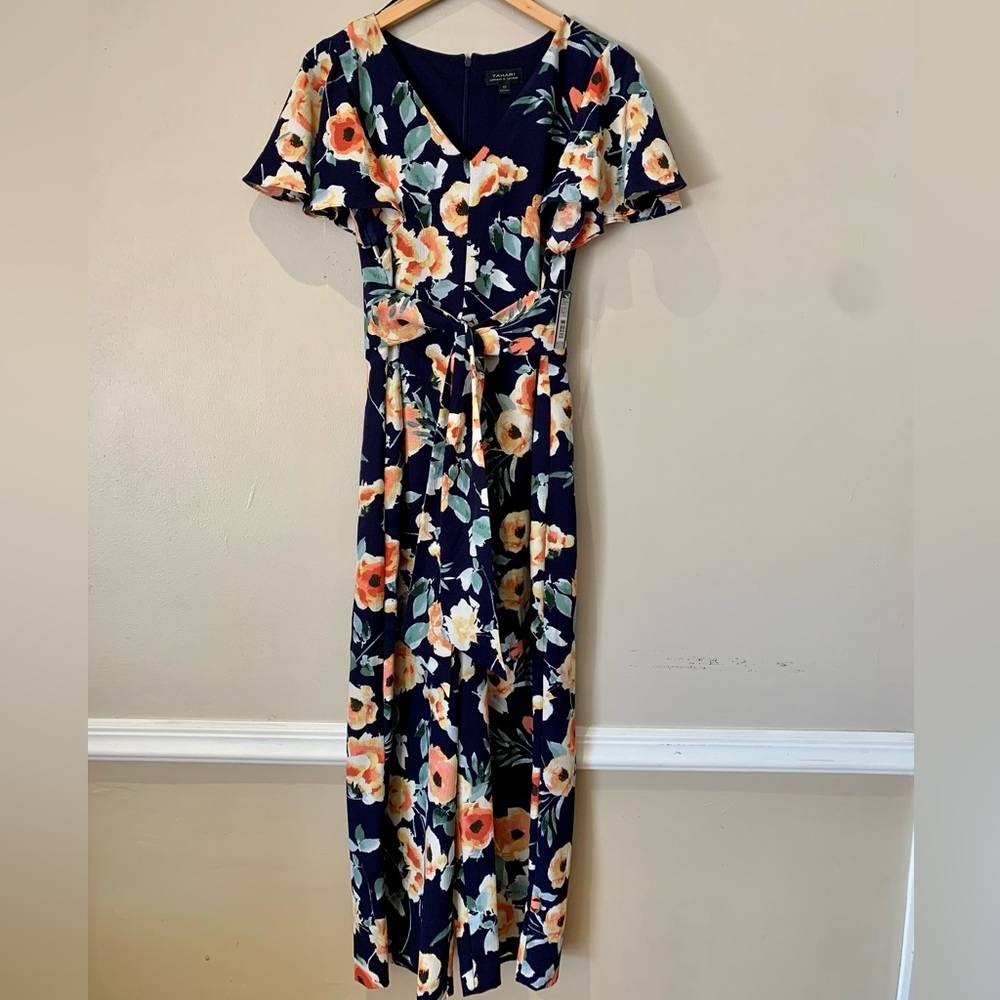 TAHARI FLORAL ASL Size 10